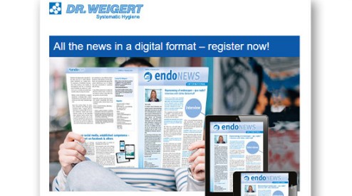 Desktop Newsletter-Screenshot für Dr. Weigert von SCHOKOLADENSEITE.net